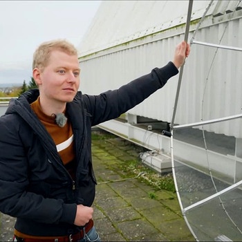 Erik, 30 Physiker am Fraunhofer-Institut für Hochfrequenz- und Radarphysik FHR in Wachtberg | Bild: BR Erik, 30 Physiker am Fraunhofer-Institut für Hochfrequenz- und Radarphysik FHR in Wachtberg | Bild: BR