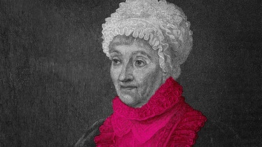 Die Astronomin Caroline Herschel. Weitere Porträts gibt's bei FrauenGeschichte - online und im Instagram-Kanal. | Bild: picture-alliance/dpa/Mary Evans Picture Library/ Bildbearbeiung: BR