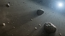 Asteroidengürtel um eine Sonne | Bild: NASA