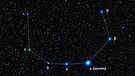 Das Sternbild Nördliche Krone (Corona borealis, CrB) mit seinen hellsten Sternen.  | Bild: imago/StockTrek Images; Bearbeitung: BR